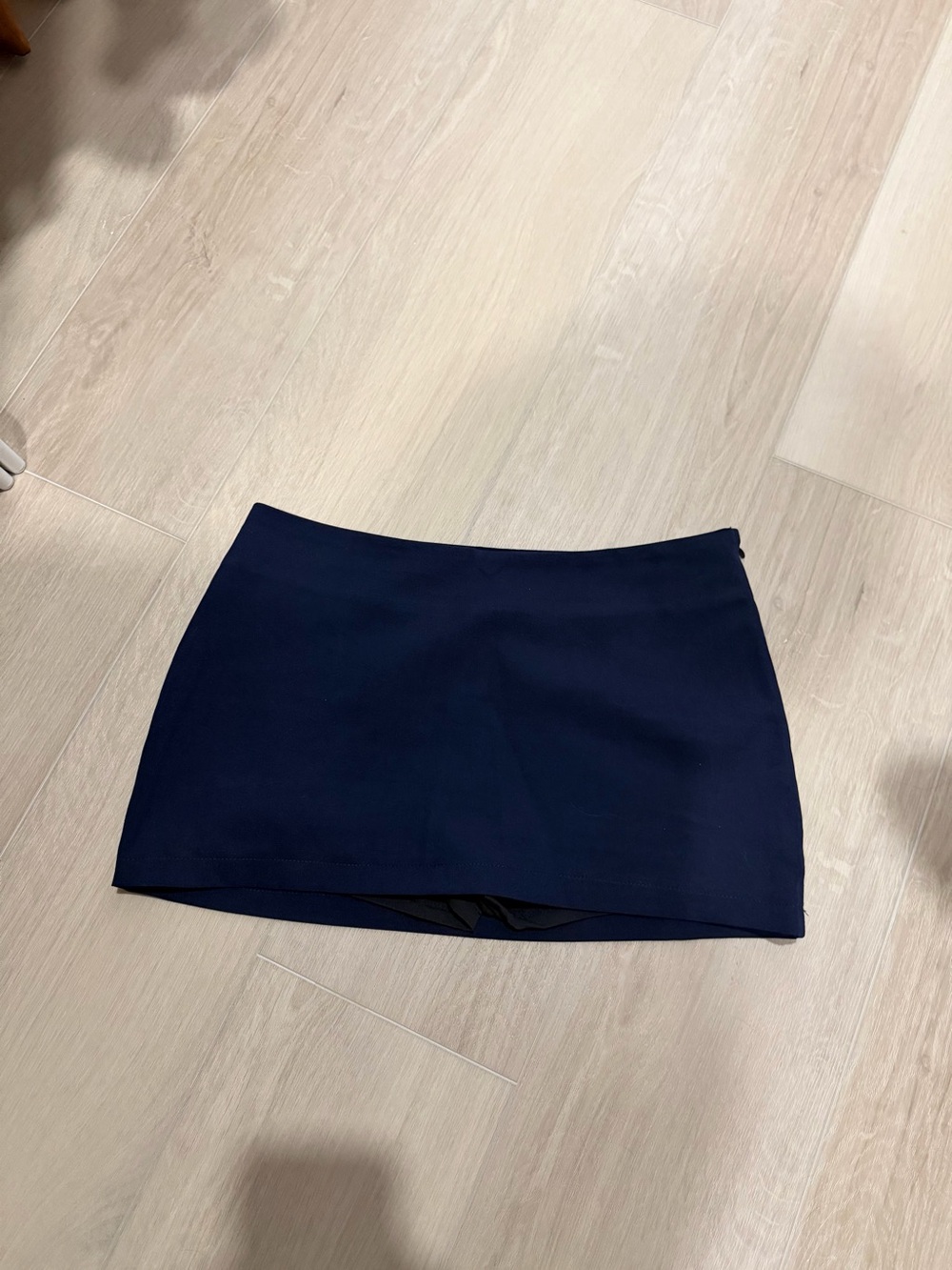 Navy Blue Mini Skirt